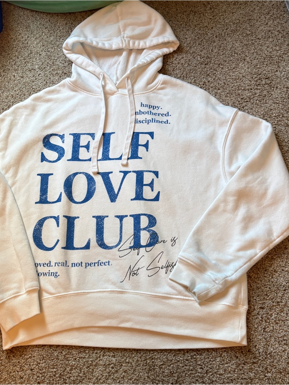 "Self Love Club" Graphic Hoodie